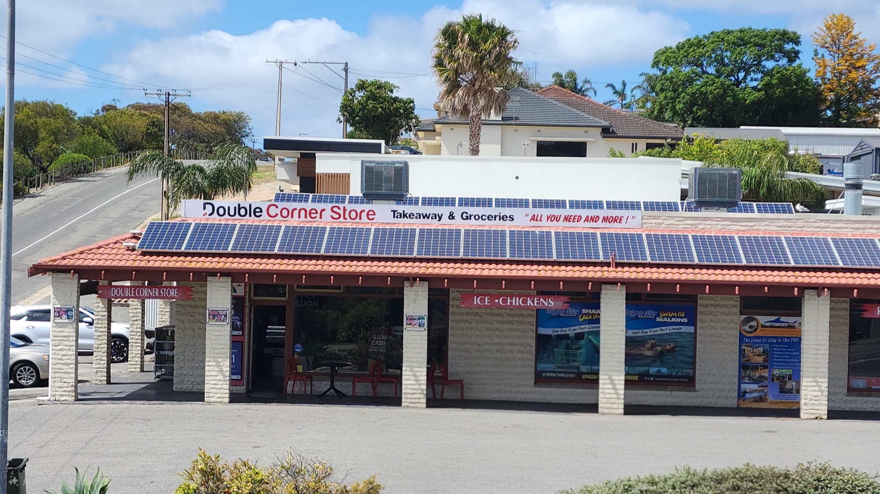Double Corner Store shopfront on Normandy Place, Port Lincoln — Takeaway & Groceries